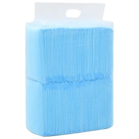 Pet Training Pad Set of 100 Blue and white